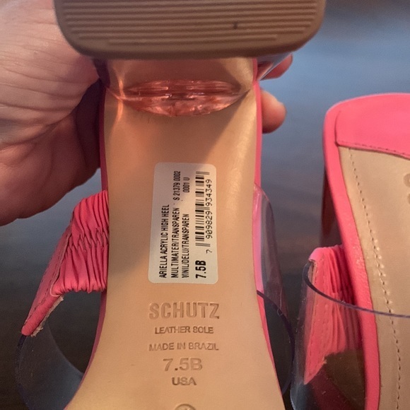 ‼️NWT SCHUTZ ARIELLA ACRYLIC HIGH HEEL! - Picture 8 of 13